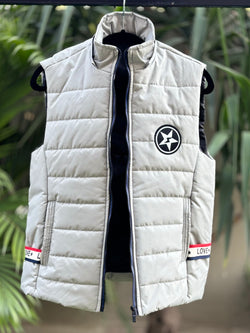 Sleeveless puffer jacket