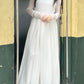 White Festive Maxi Dress