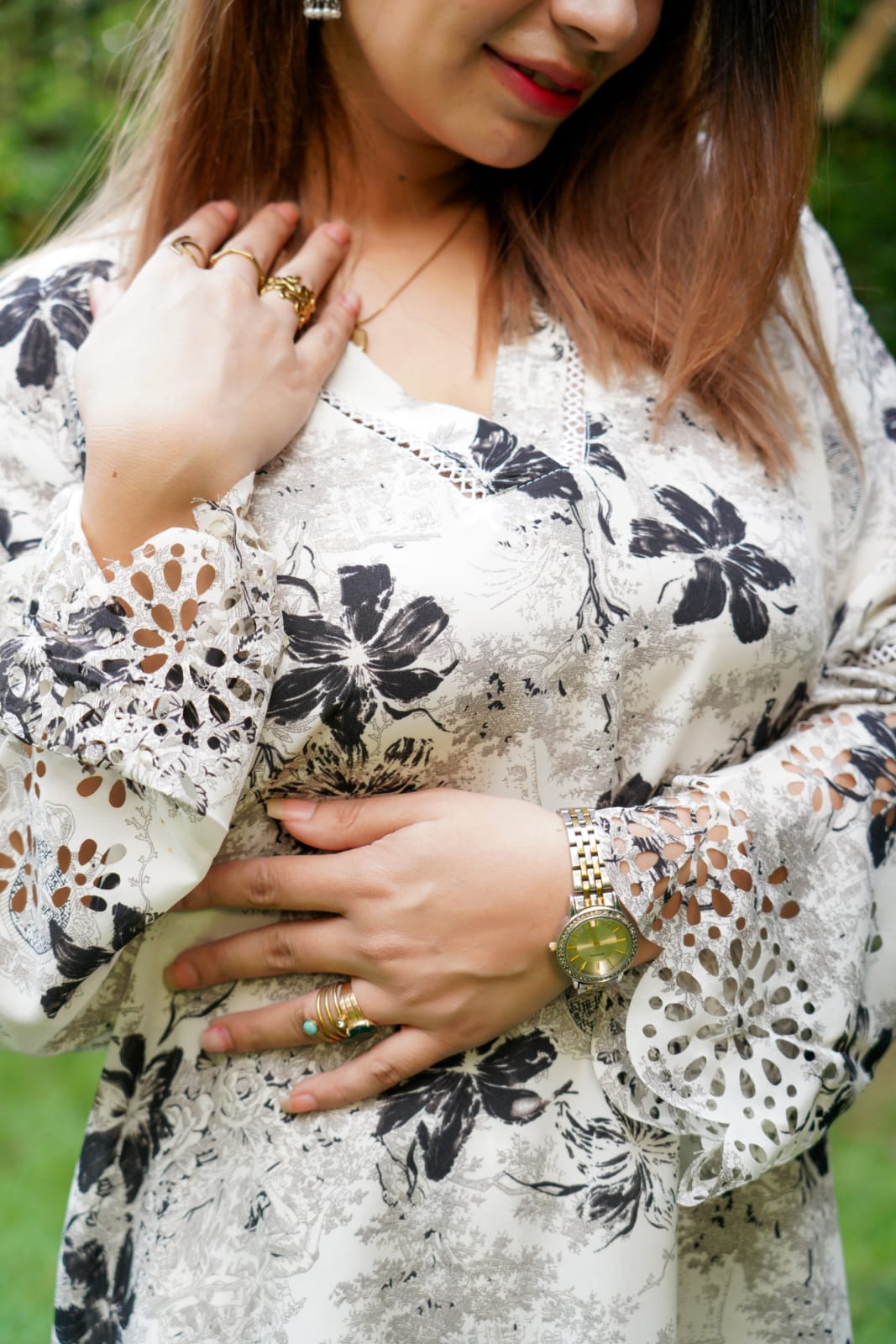 Noir Bloom Floral Co-ord Set