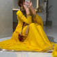 Sunshine Yellow Embroidered Lawn Suit