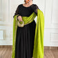 Black & Lime Green Festive Ensemble