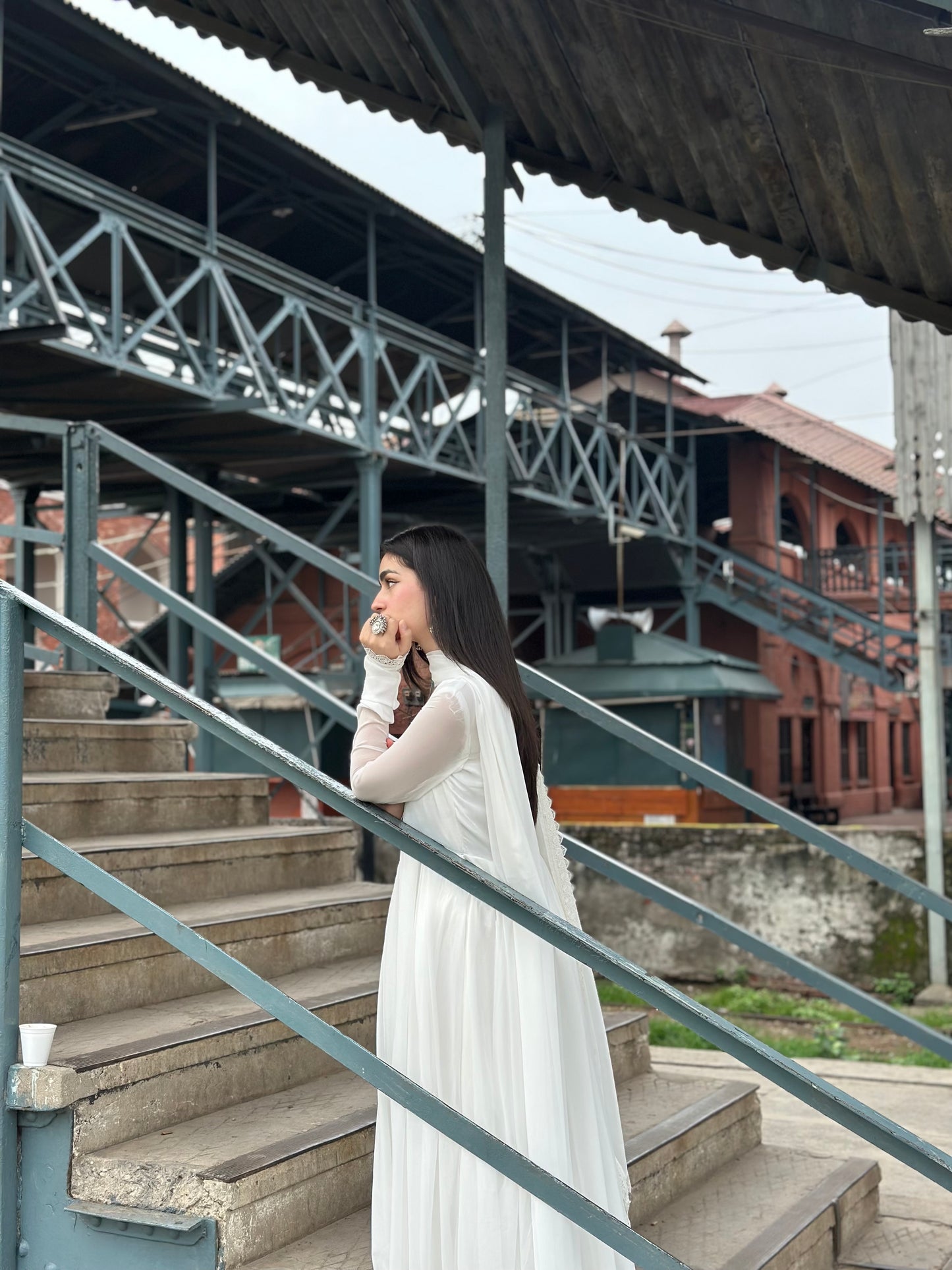 White Festive Maxi Dress