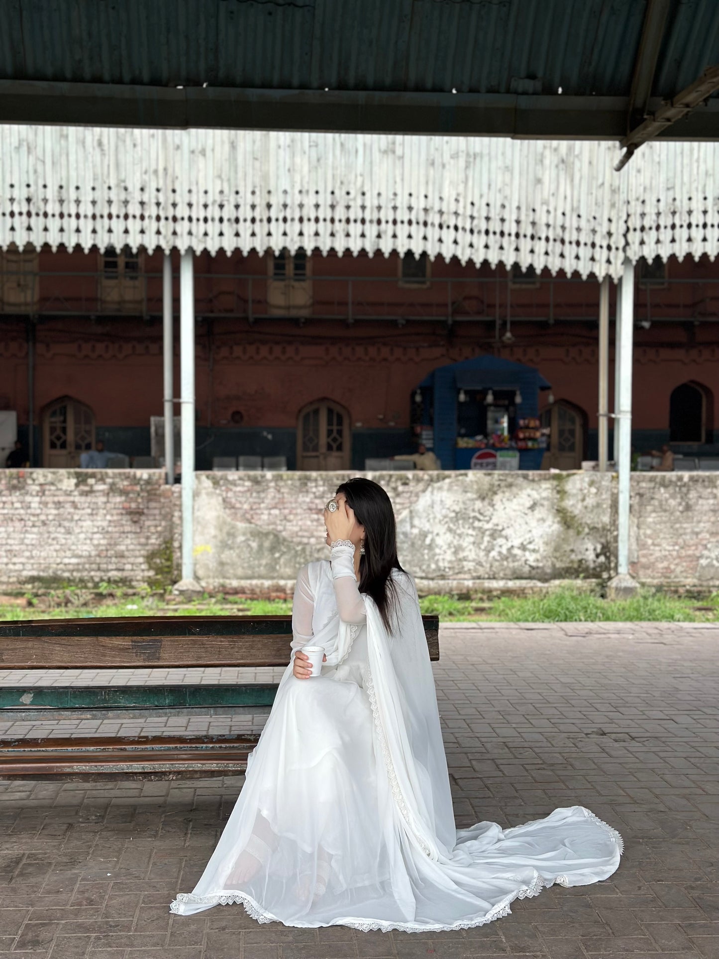 White Festive Maxi Dress