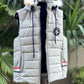 Sleeveless puffer jacket