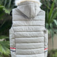 Sleeveless puffer jacket