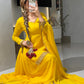 Sunshine Yellow Embroidered Lawn Suit