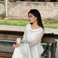 White Festive Maxi Dress